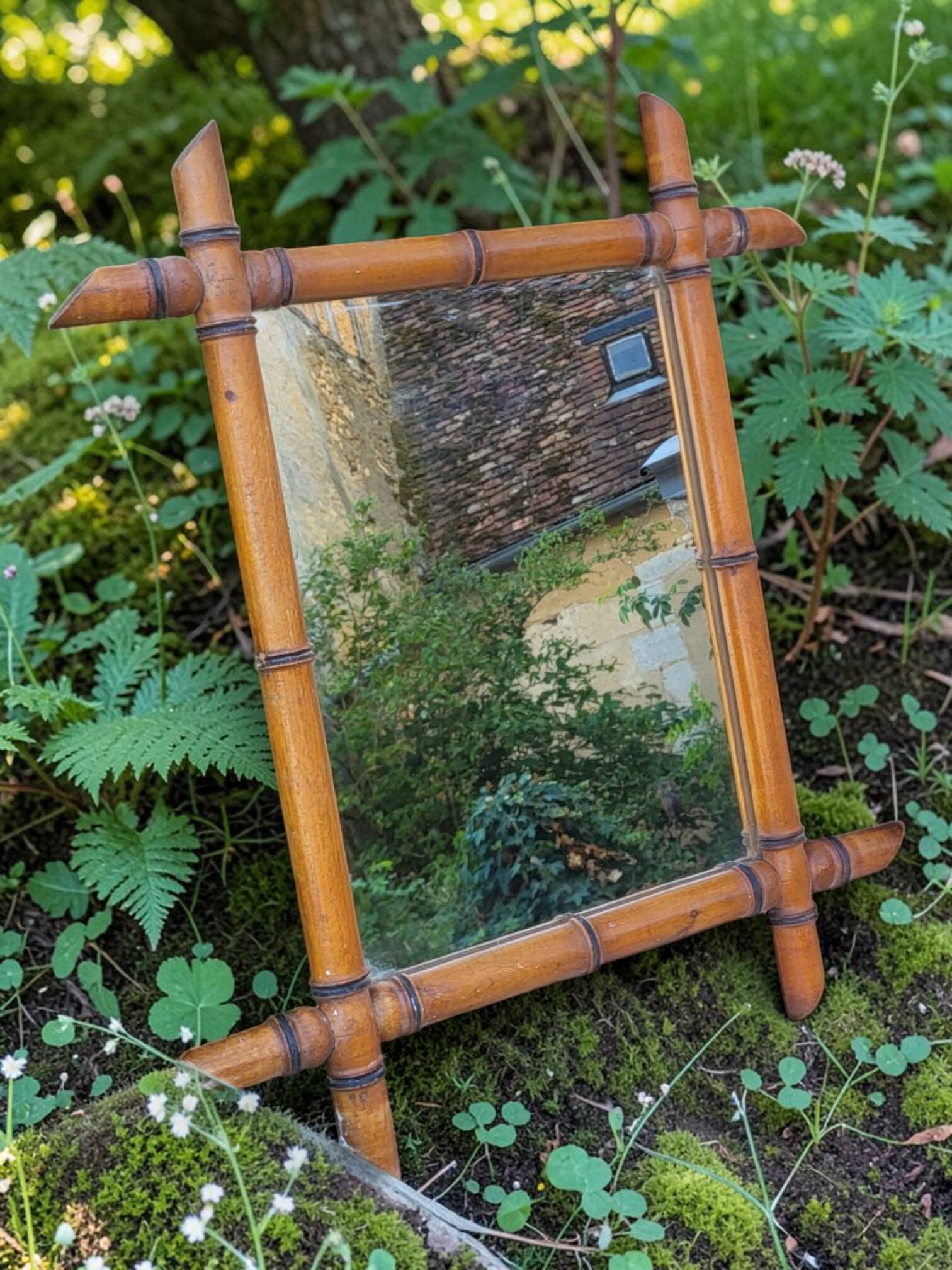 Miroir bambou 51*61 cm