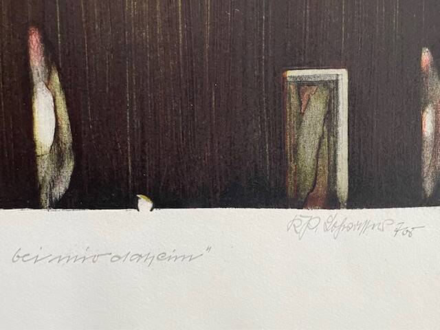 Kurt Paul Lohwasser, lithograph, 1968