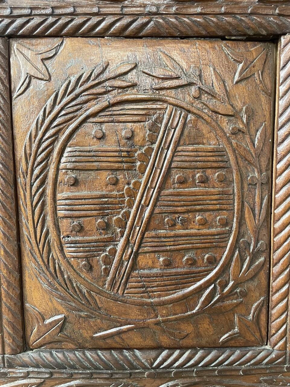 Auvergne brutalist folk art furniture 1890