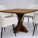 Reclaimed wood square table || Vintage || Rustic