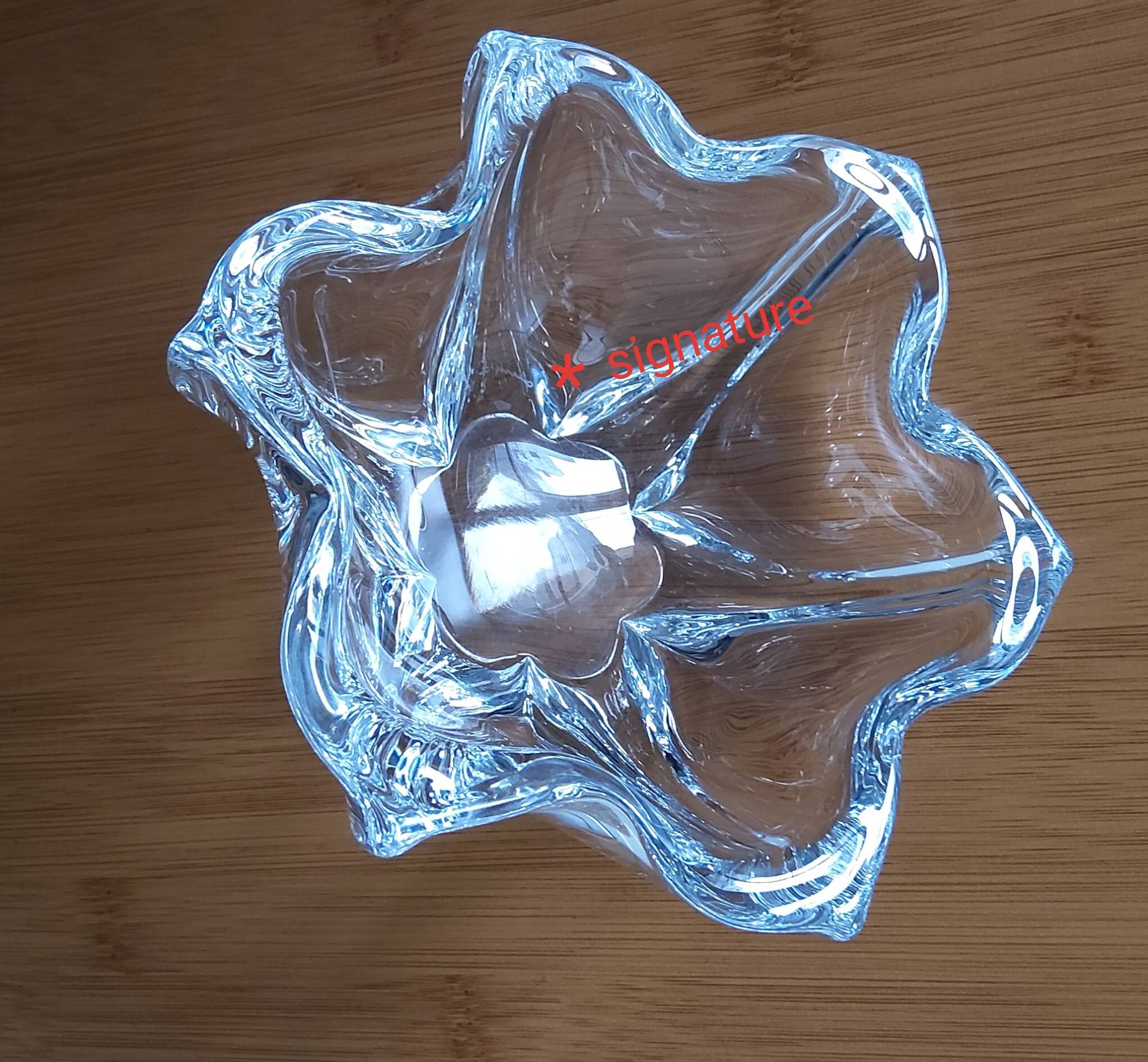 Cendrier en cristal Daum