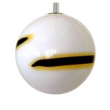 Vistosi Murano glass globe, Italy 1980s