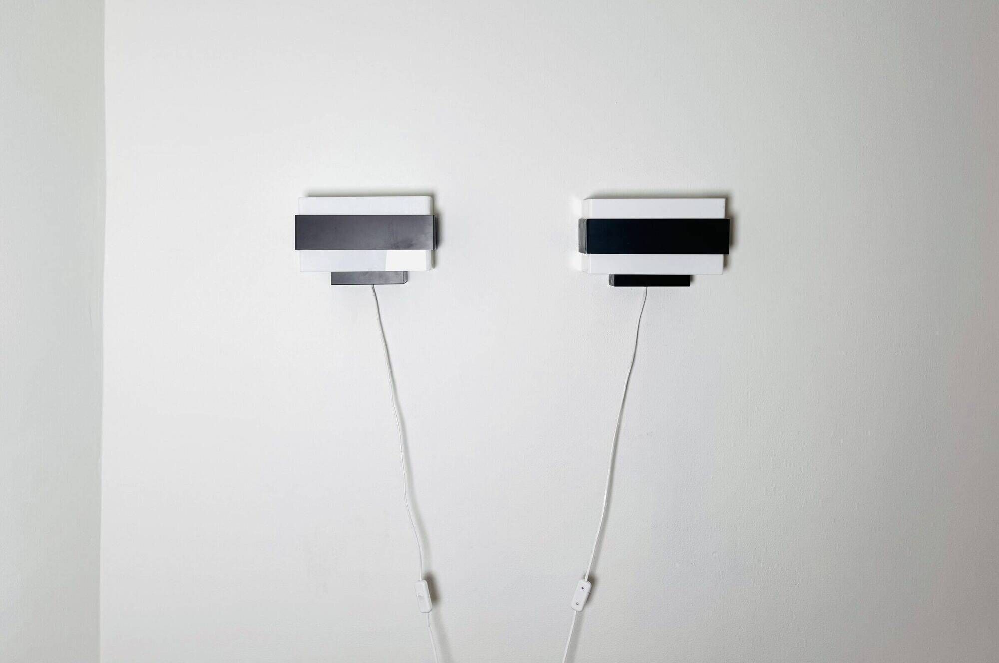 Model Nx164 Wall Lamps By Philips, The Netherlands, 1960S