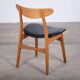 Oak Dining Chair attributed to Hans J. Wegner for Carl Hansen & Son, Denmark, 1952