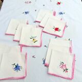 Nappe brodée Vintage