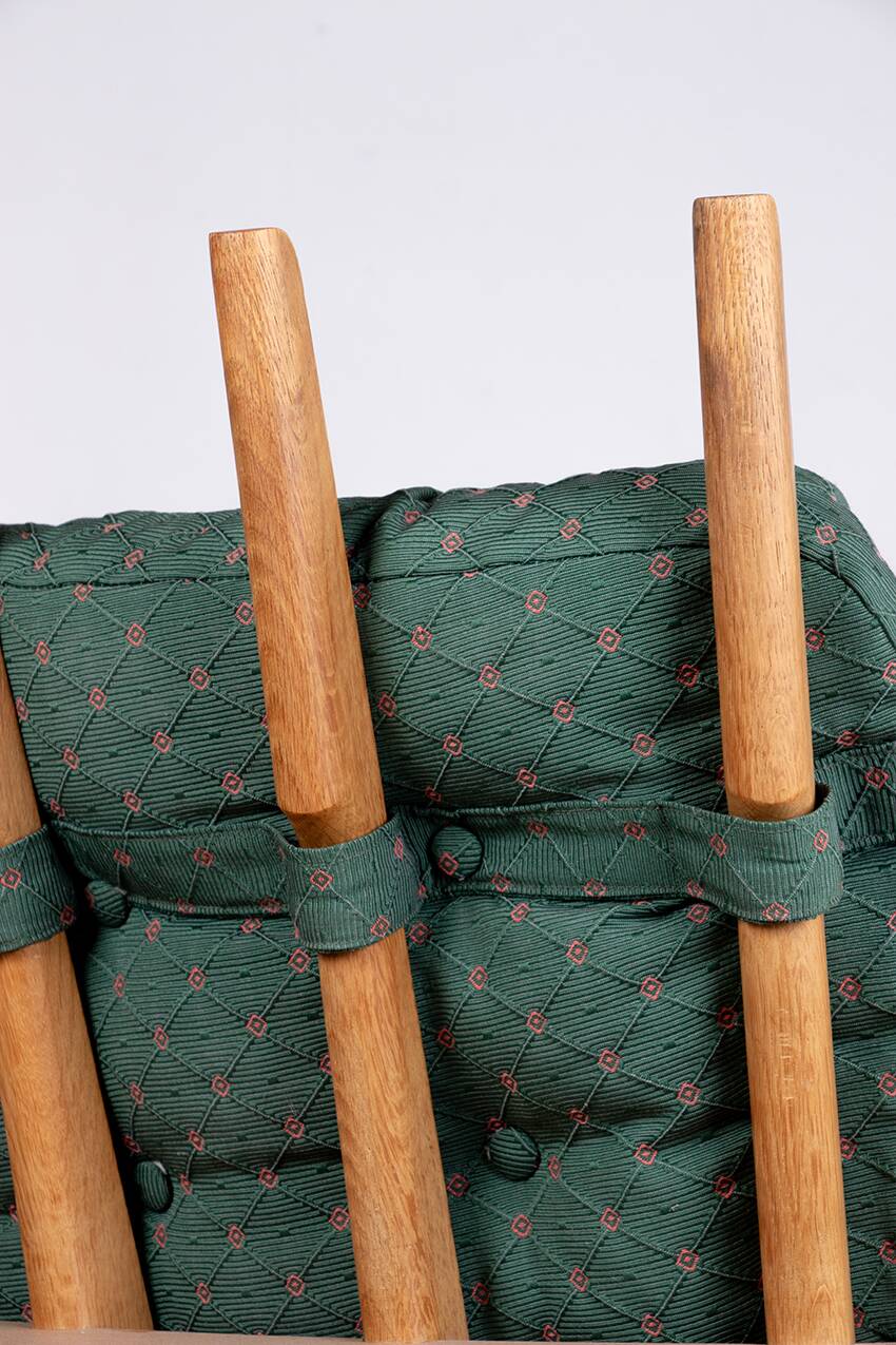 Grand French armchair in solid oak, Guillerme and Chambron Your House