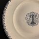 6 dessert plates and old earthenware dish, KG Lunéville