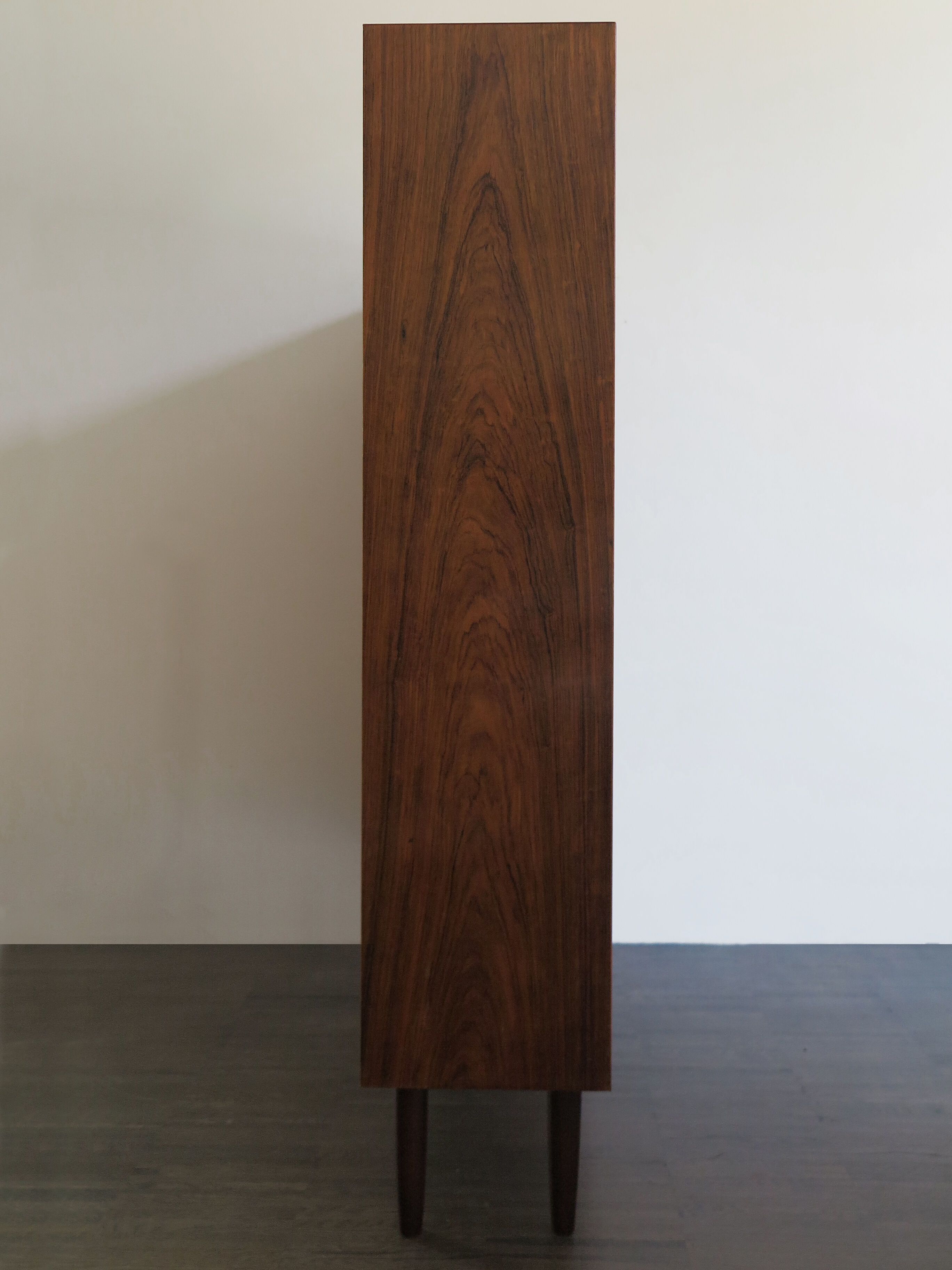 Poul Hundevad scandinavian rosewood bookcase, Denmark 1960s