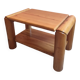 Vintage bedside table in elm