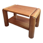Vintage bedside table in elm