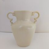 Amphora shaped vase in Art enamels signed