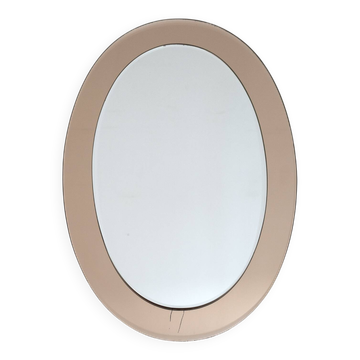 Antonio Lupi Mid-Century Modern Italian Mirror by Cristal Luxor, 1960s