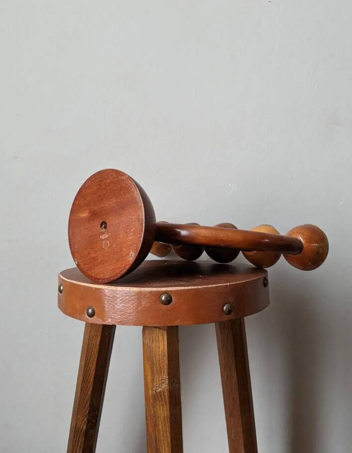 Antique candle holder handcrafted Scandinavian Nordic design