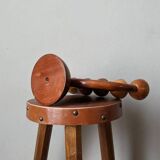 Antique candle holder handcrafted Scandinavian Nordic design