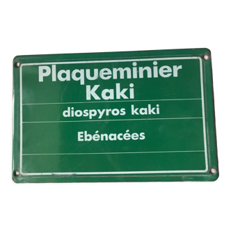 Botanical enamel plaque