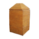 Vintage rattan and wicker storage box