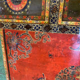 Buffet ancien chinois 4 portes + 2 tiroirs