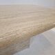 Italian coffee table in travertine, 1980s