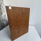 Antique solid wood corner shelf