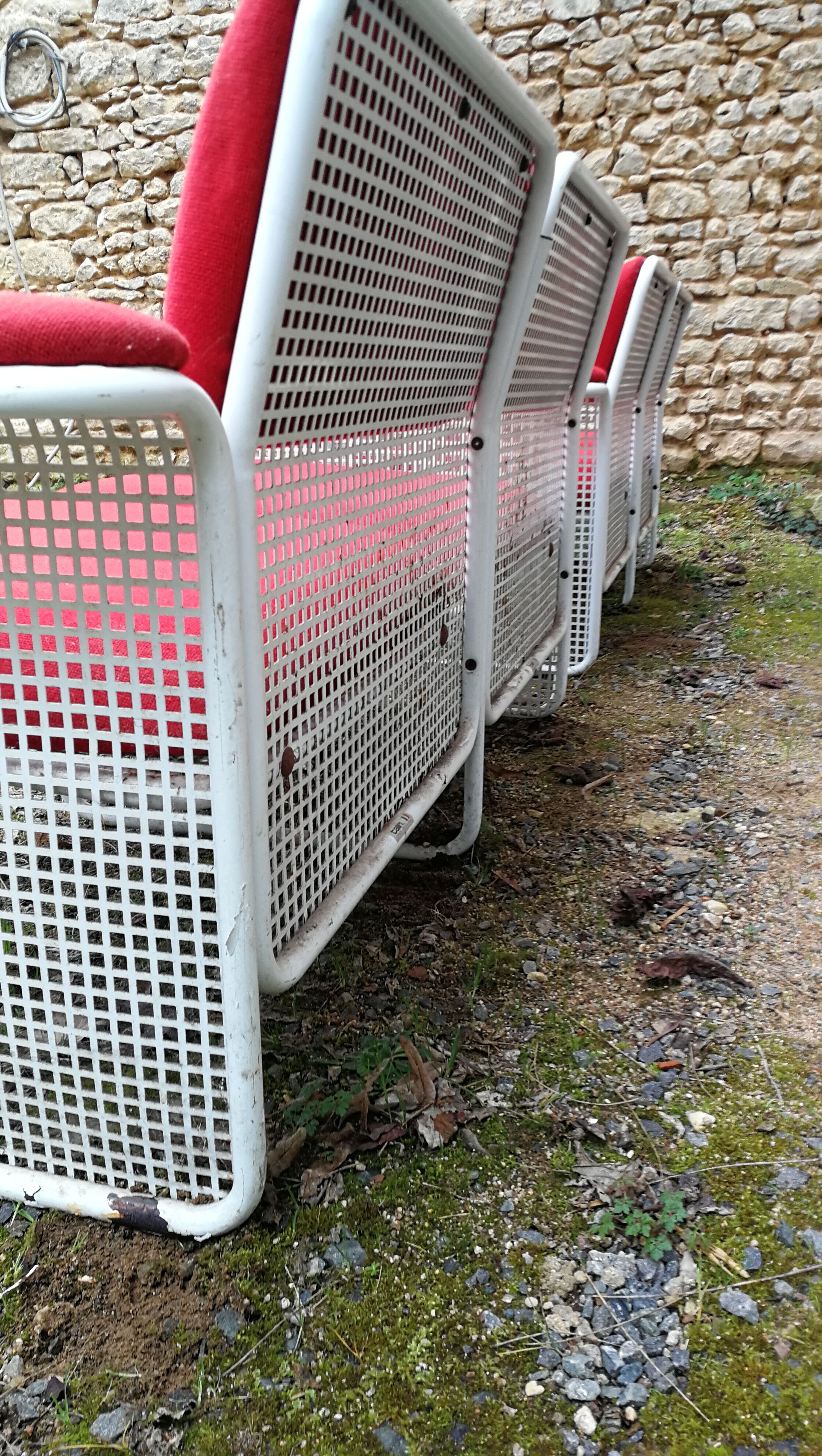 Pair of metal sofas Talin design