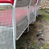 Pair of metal sofas Talin design
