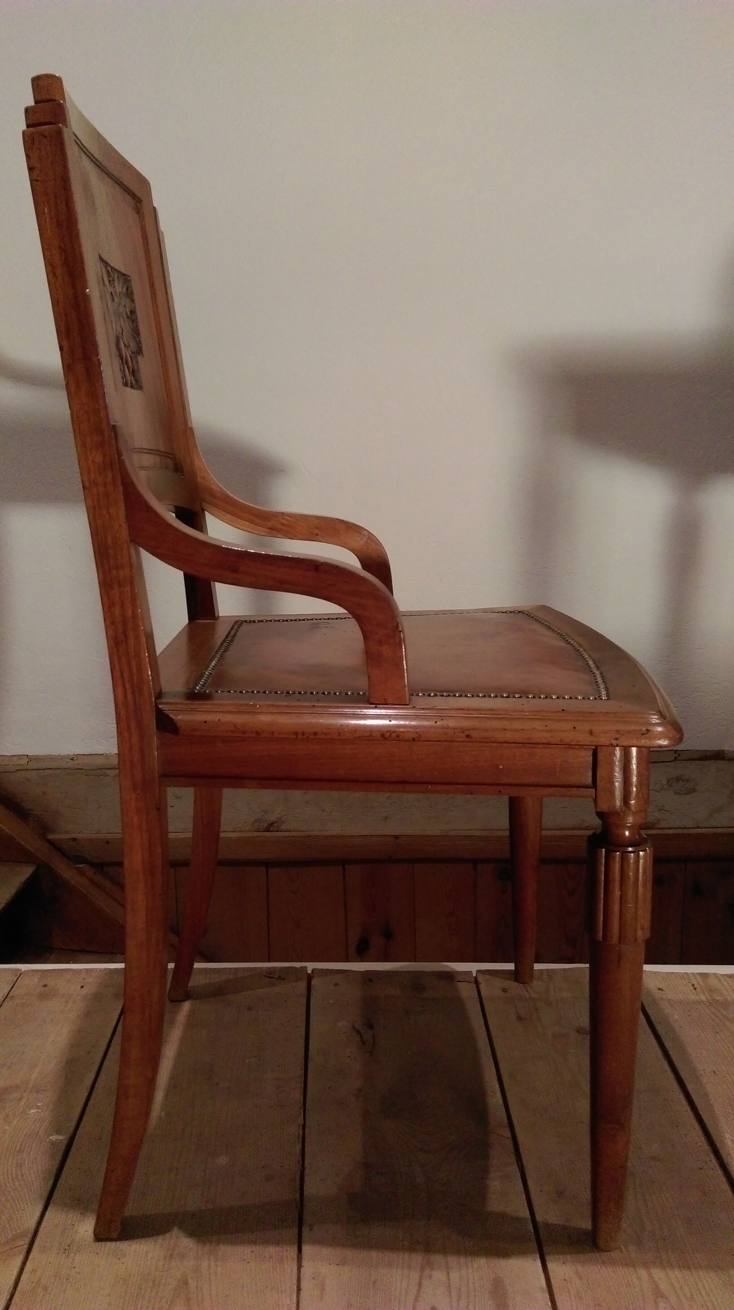 Chairs Art Deco 1925 Walnut