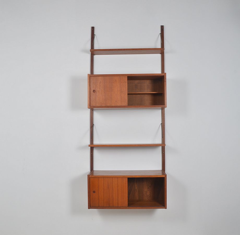 Danish wall rack 'PS-system' designed by Preben Sørensen, 1960s