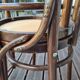 4 bistro chairs from the 30s art nouveau