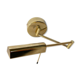 Brass articulated sconce