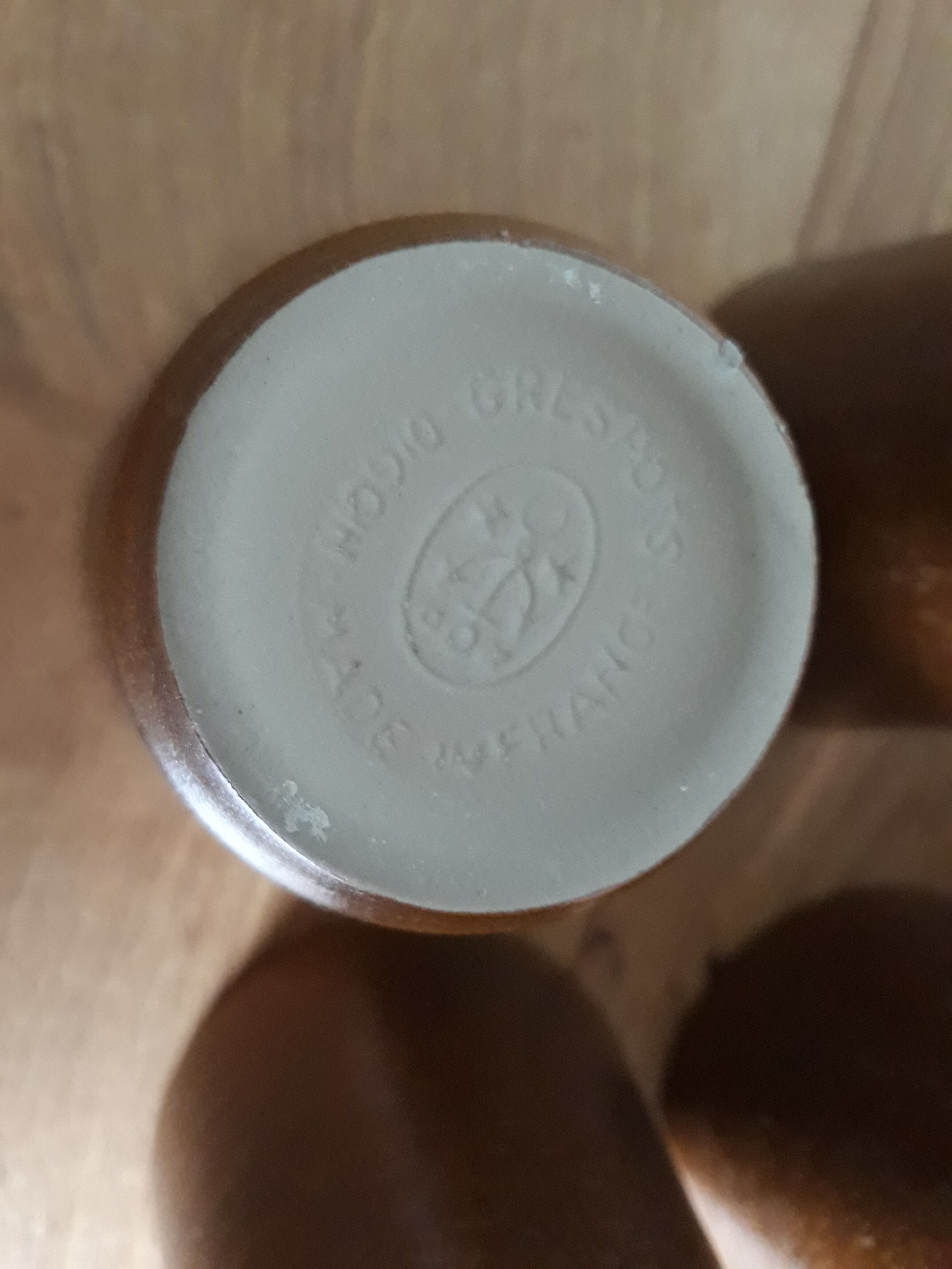 6 cups or glasses Digoin in stoneware
