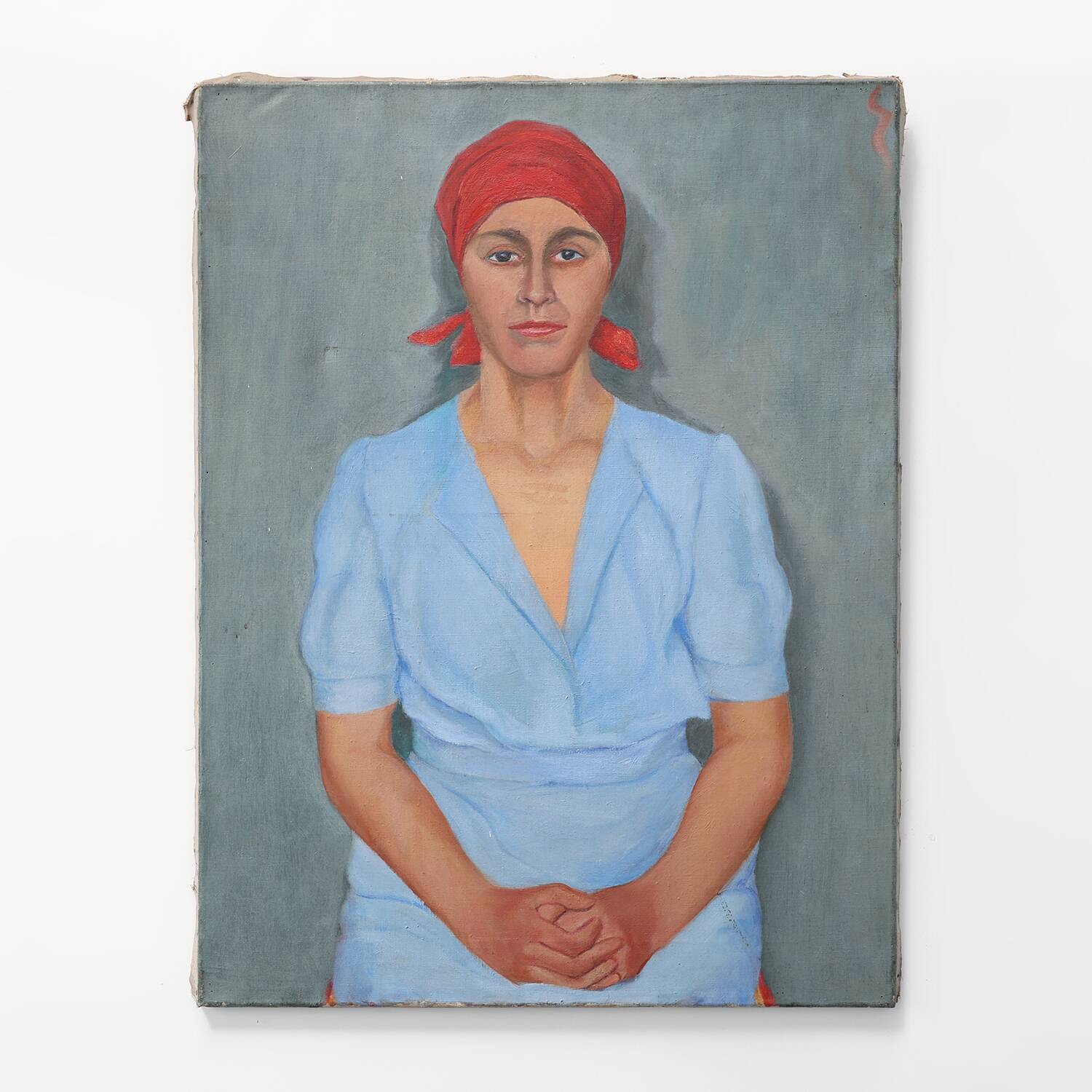 Expressionist portrait of a woman, Belgium 20th century