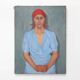 Expressionist portrait of a woman, Belgium 20th century