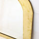 Mirror golden frame 36x66cm