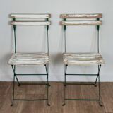 Folding garden chairs