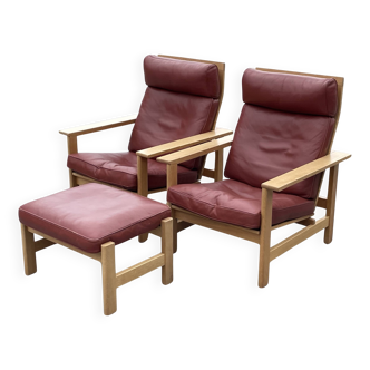 Vintage armchairs model 2461 Søren Holst Danish Design