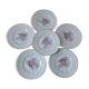 Set of 6 dessert plates Montereau early twentieth century.