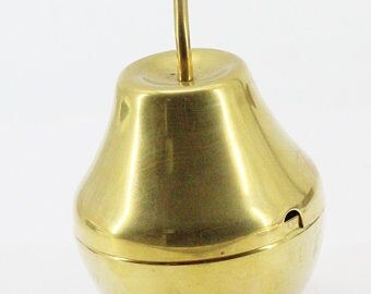 Old golden pear sugar bowl