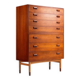 Commode Borge Mogensen en teck Soborg Mobelfabrik Danemark 1960
