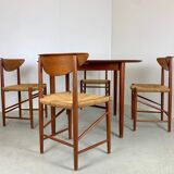 Danish Teak Dining Set by Peter Hvidt & Orla Mølgaard-Nielsen for Søborg Møbelfabrik
