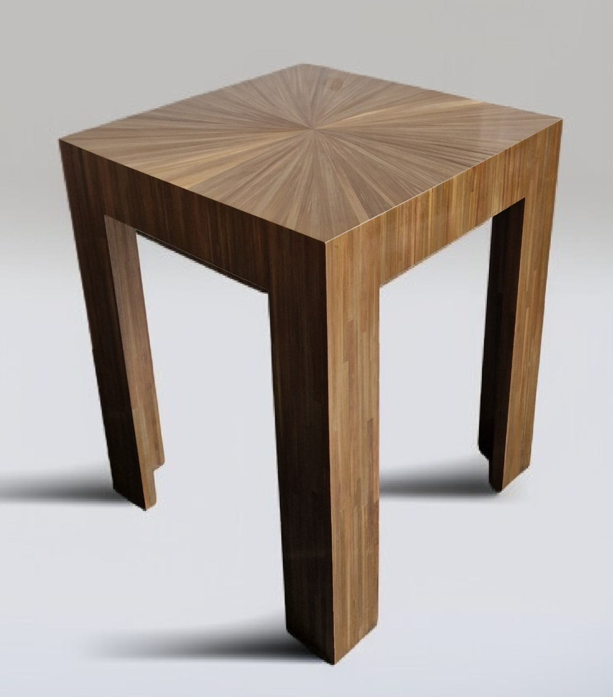 Wood marquetry table Benoît Cazes 2023 - Art Deco reissue JM Frank