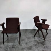 Fauteuils du milieu du siècle par Ettore Sottsass pour Olivetti, années 1970
