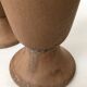 Set of 6 mugs mazagran in brown sandstone