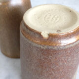 Digoin sandstone cup service, 1970s