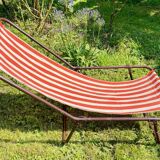 Vintage portable and removable deckchair