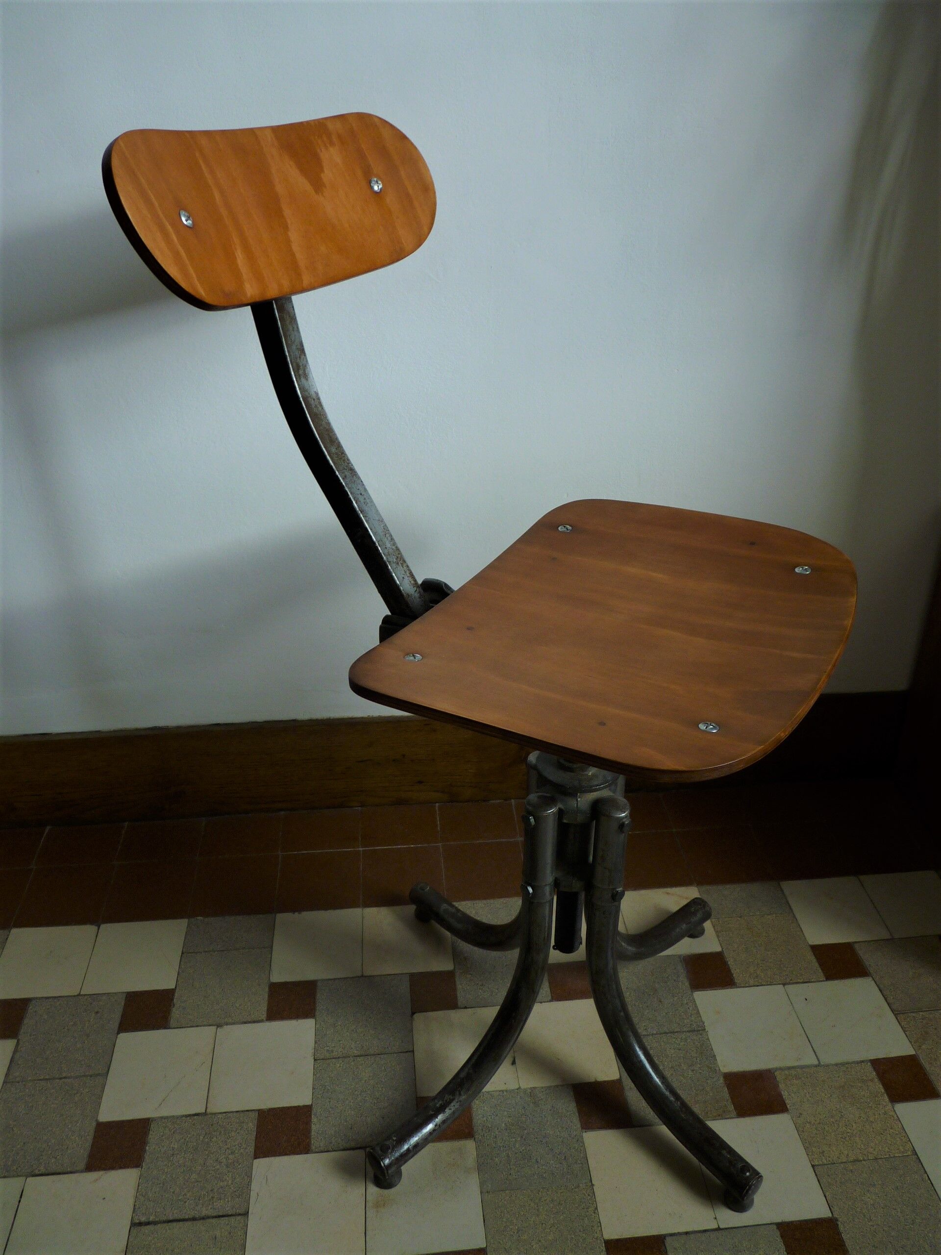 Chair, vintage stool 1950