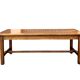 Table de ferme en bois massif - bois pommier sauvage