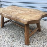 Massive elm coffee table