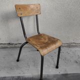 Chaise écolier enfant chaise de maternelle 1960