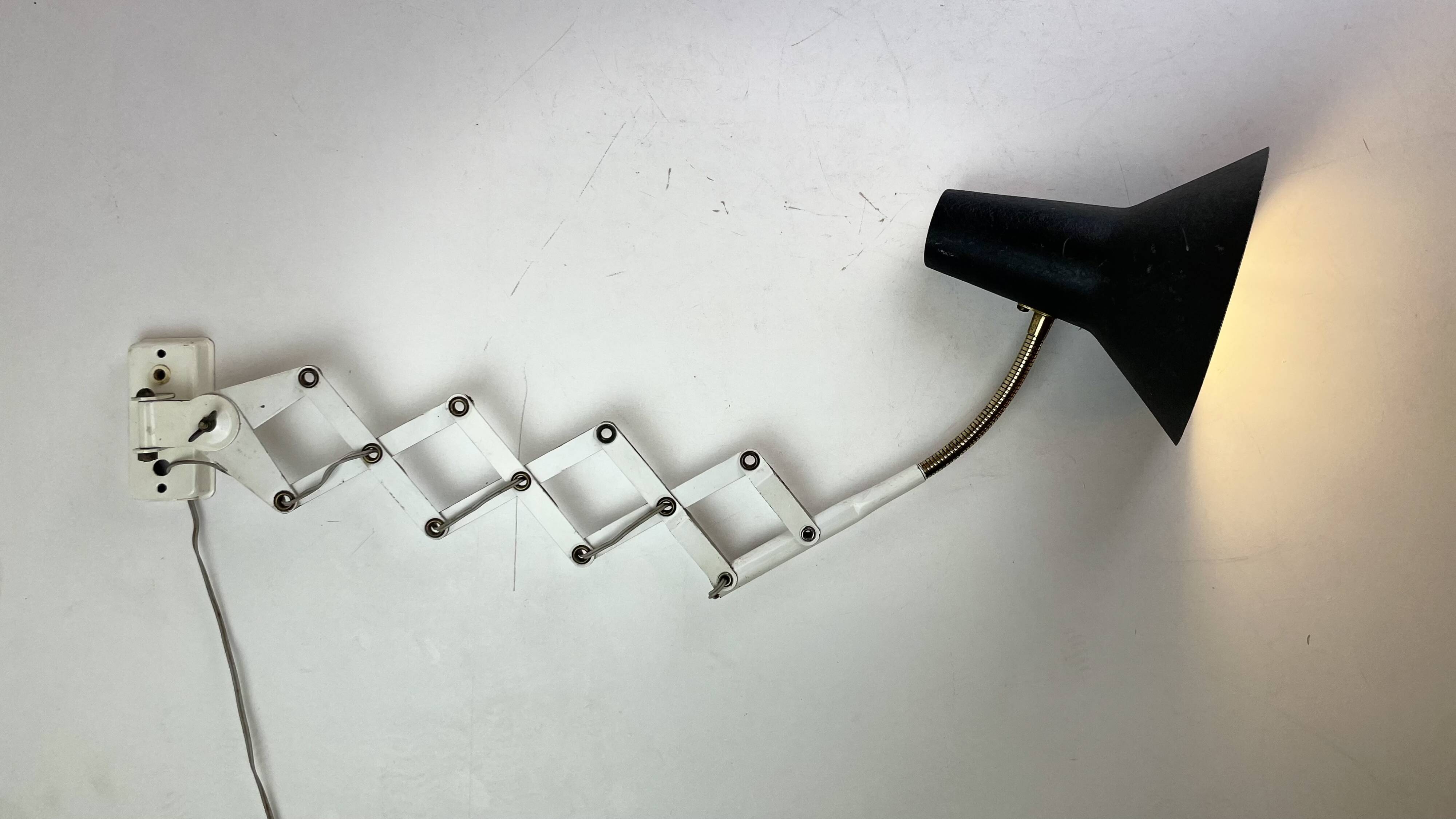 Scissor Wall Lamp att. to Hala Zeist, 1960s