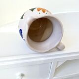 Milk jug vintage flowers